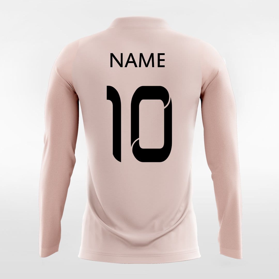 pink soccer jersey logn sleeve