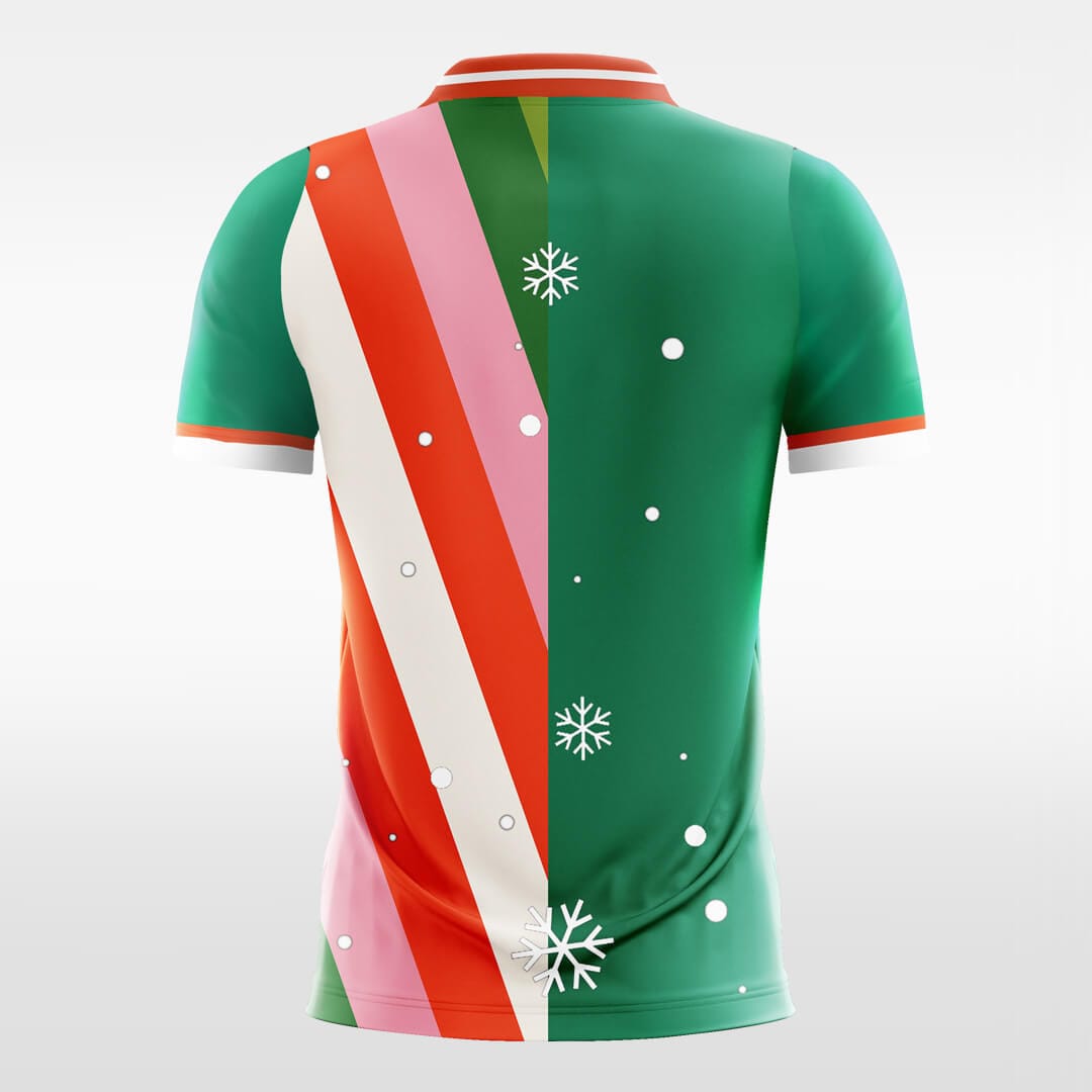 Christmas snow sleeve soccer jersey