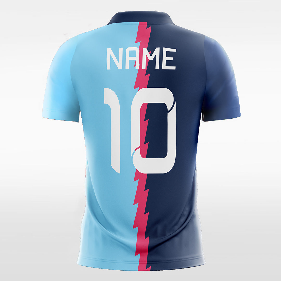 custom soccer jersey blue