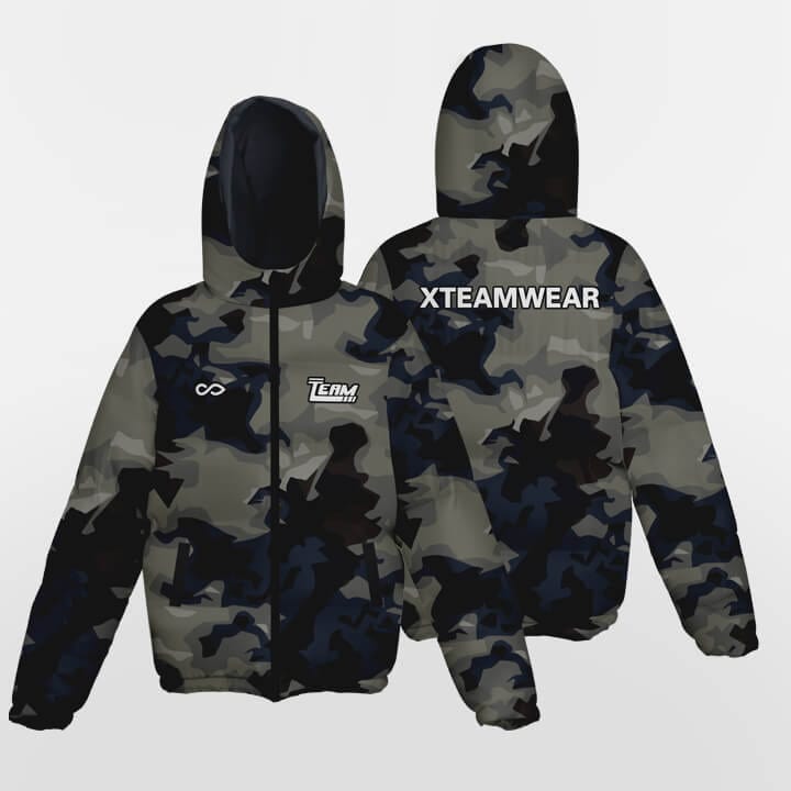 Camouflage - Custom Winter Jacket Green Sublimated