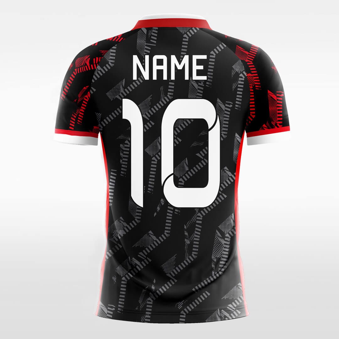 black short sleeve jersey