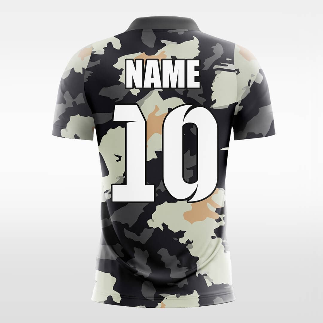 black sublimated short jersey