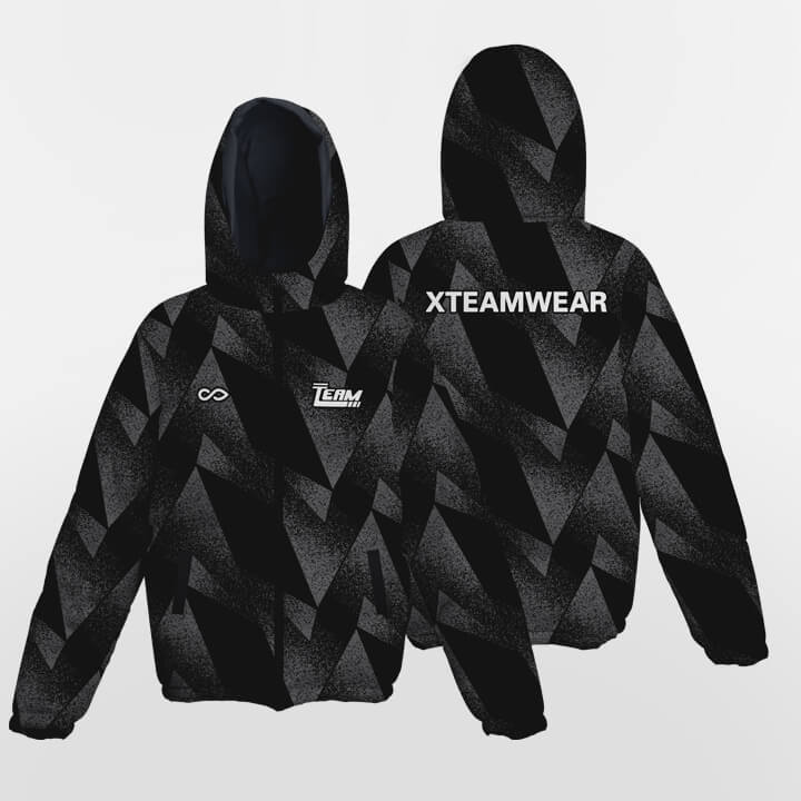 Sand Dune - Custom Winter Jacket Black Sublimated