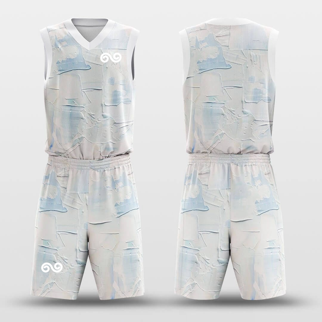 Bloom -Custom Basketball Jersey with Shorts Subliamted