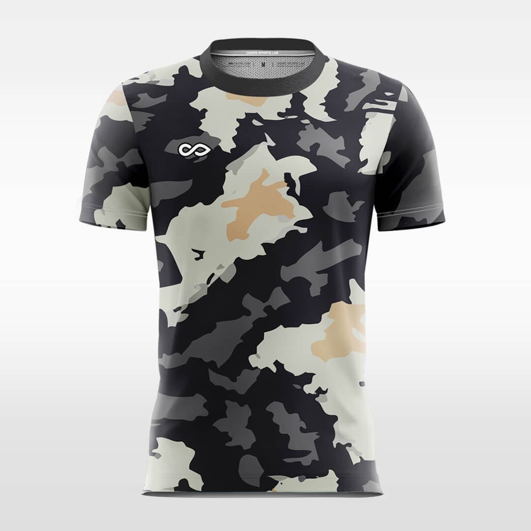 gray custom sublimated short jersey