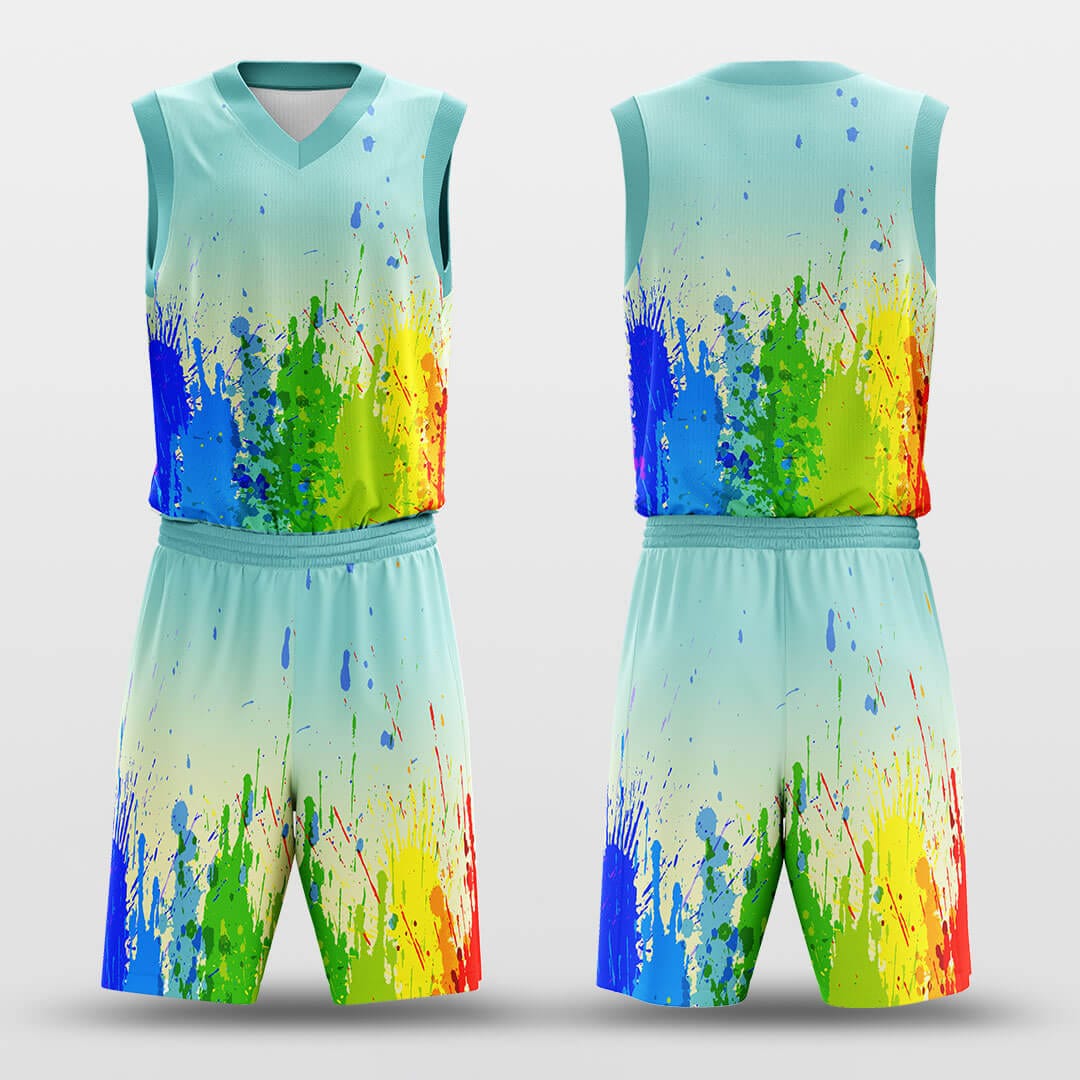 green basketball jersey kit