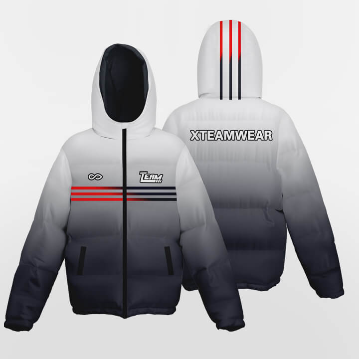 Infinite Power - Custom Winter Jacket Gray Sublimated