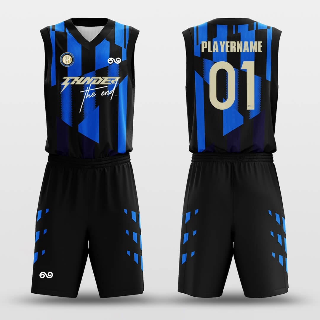 Jigsaw -Custom Basketball Jersey with Shorts Subliamted