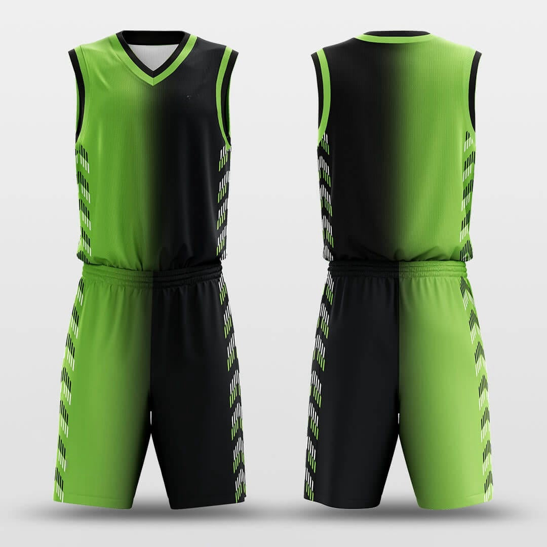 Magic Green -Custom Basketball Jersey with Shorts Subliamted