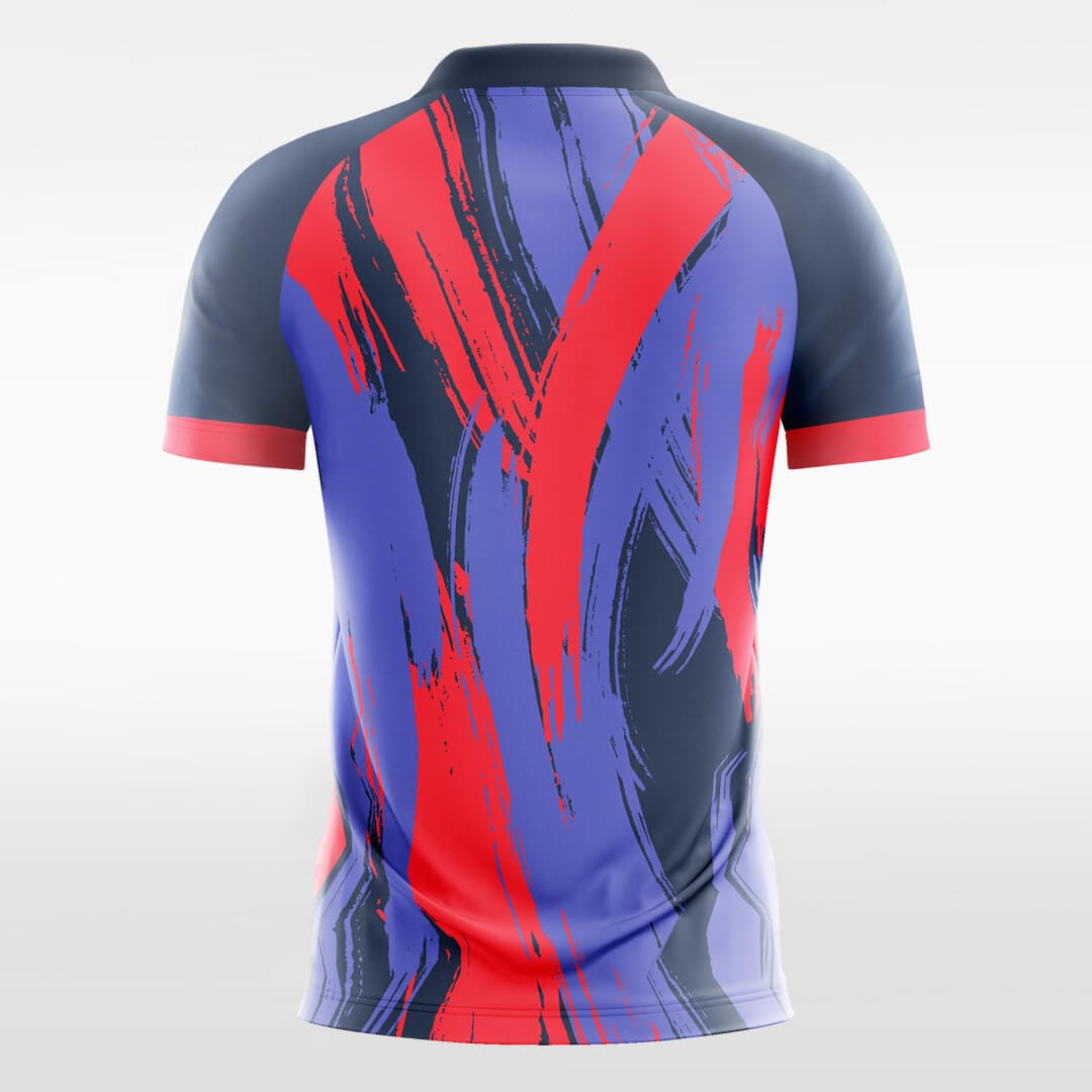 navy blue short sleeve soccer jersey