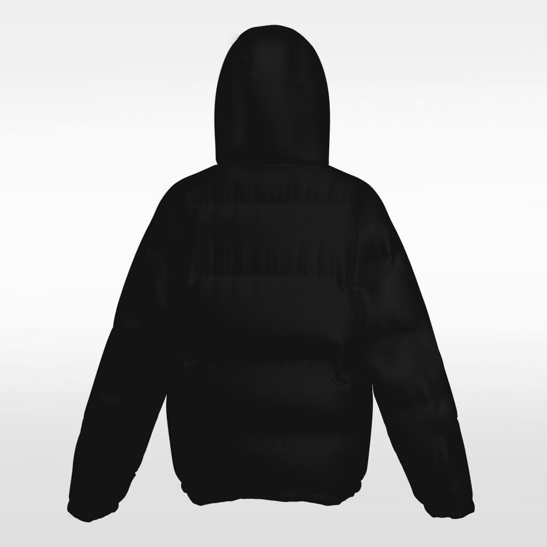 orange custom short winter jacket