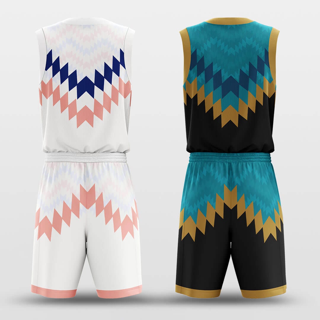 psychedelic reversible basketball jersey