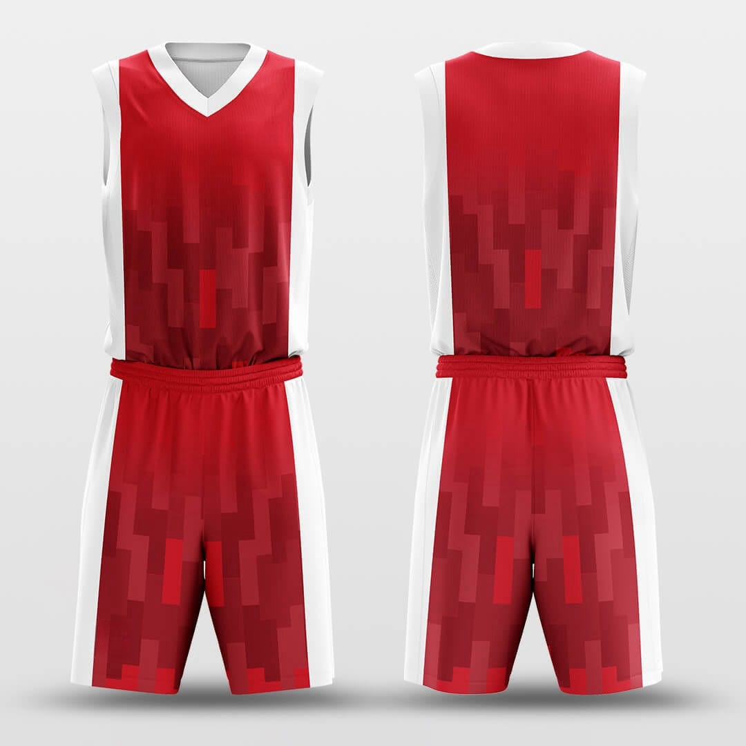 Mosaic -Custom Basketball Jersey with Shorts Subliamted