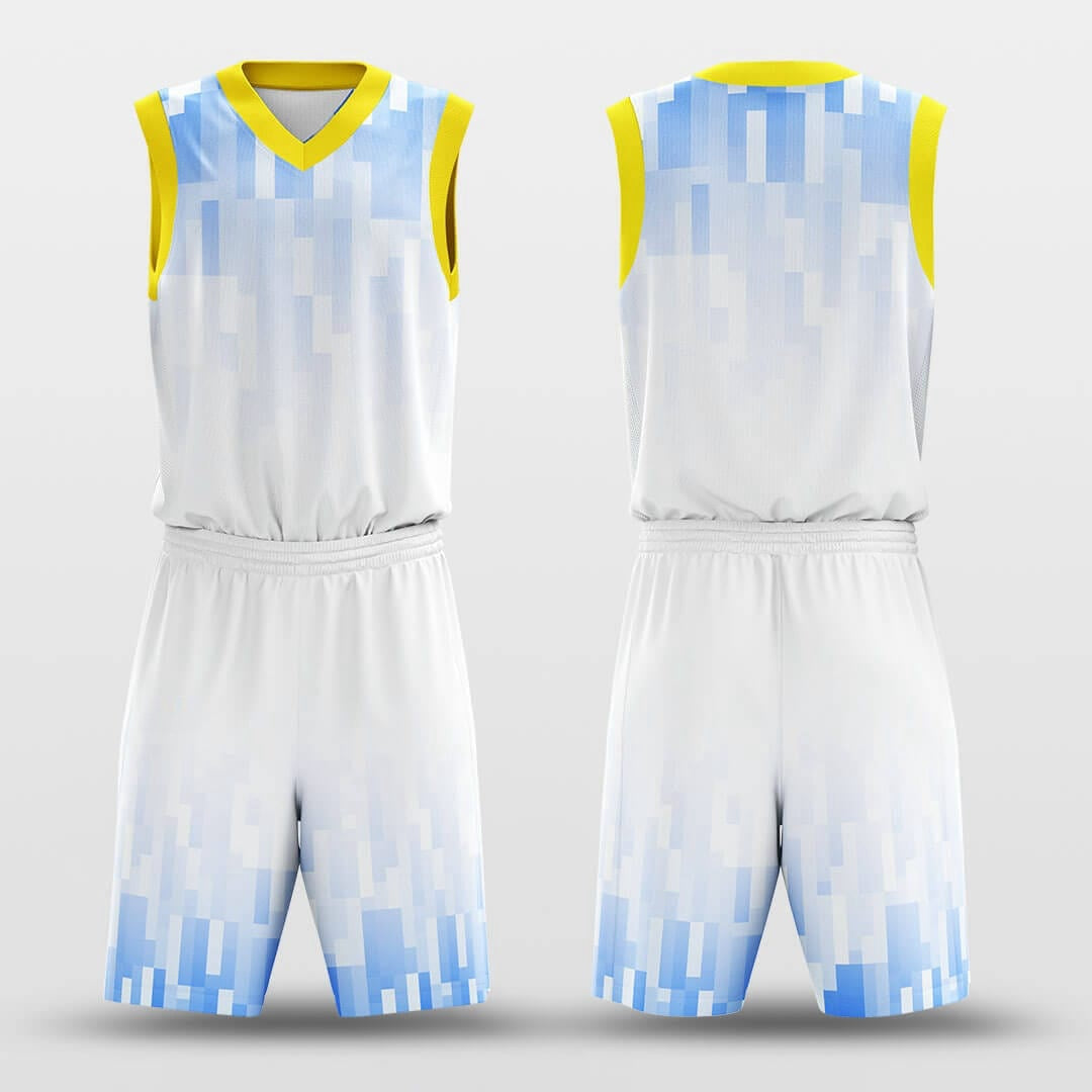 Gradient blocks -Custom Basketball Jersey with Shorts Subliamted