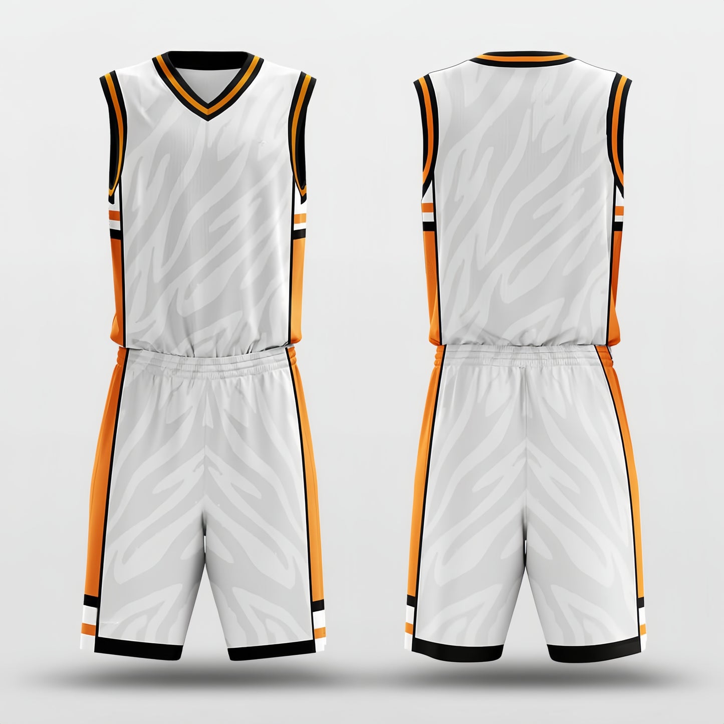 Constant Grain -Custom Basketball Jersey with Shorts Subliamted