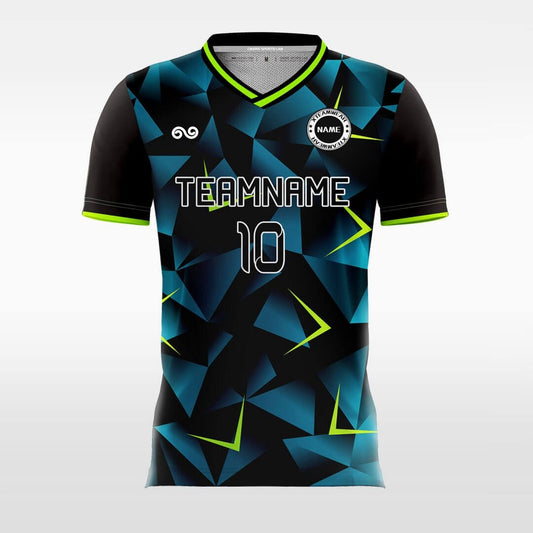 Kaleidoscope - Custom Soccer Jersey for Men Black Sublimated