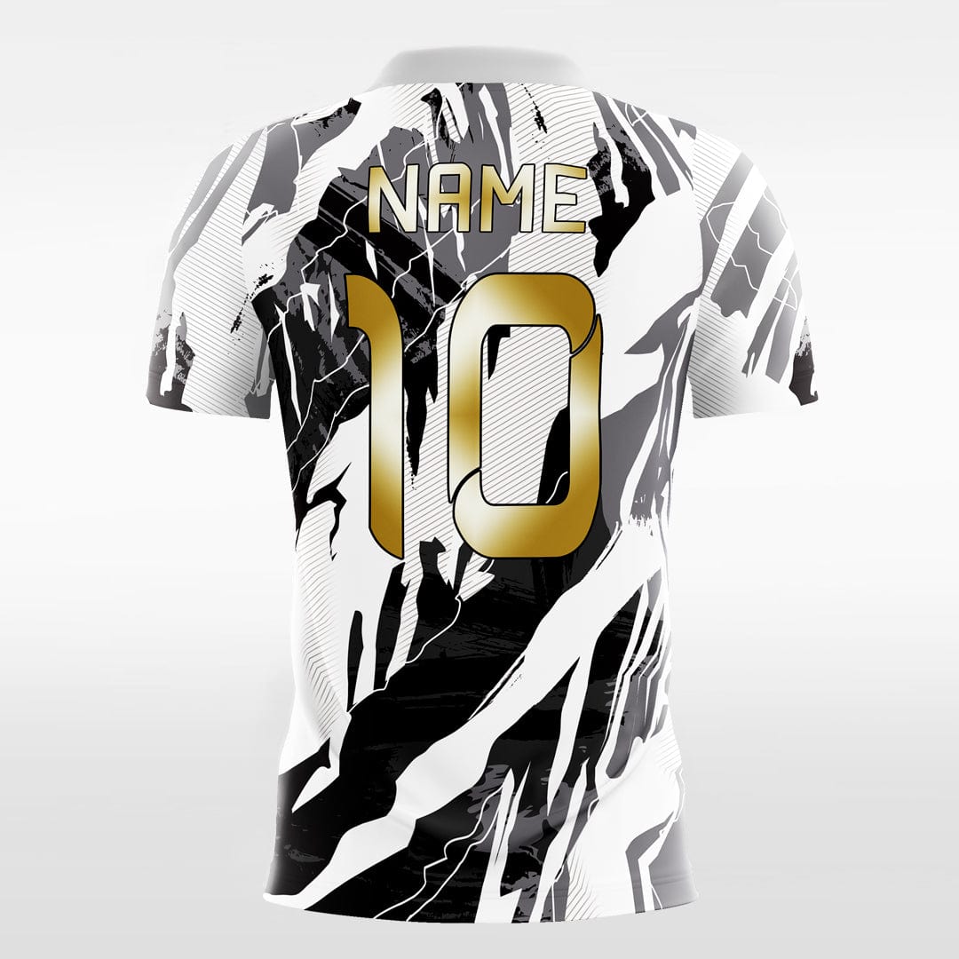 white jersey soccer for men