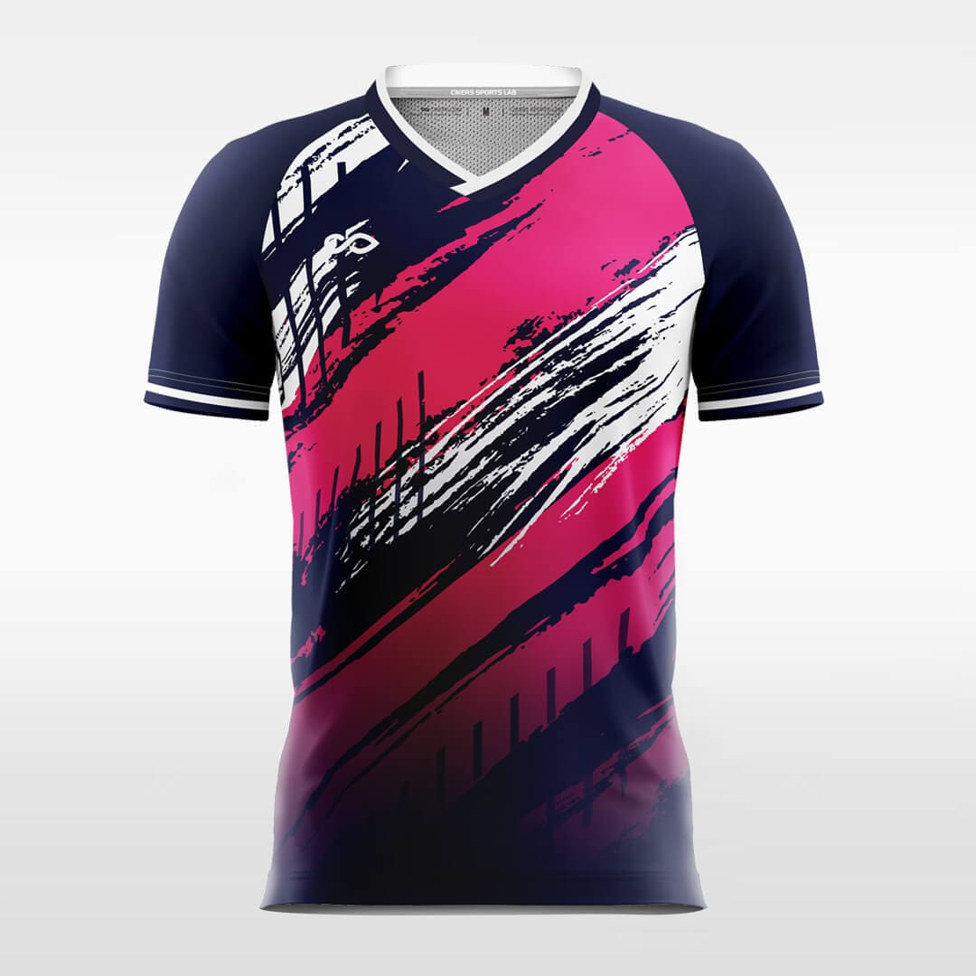Blue and Red Soccer Jersey for Men