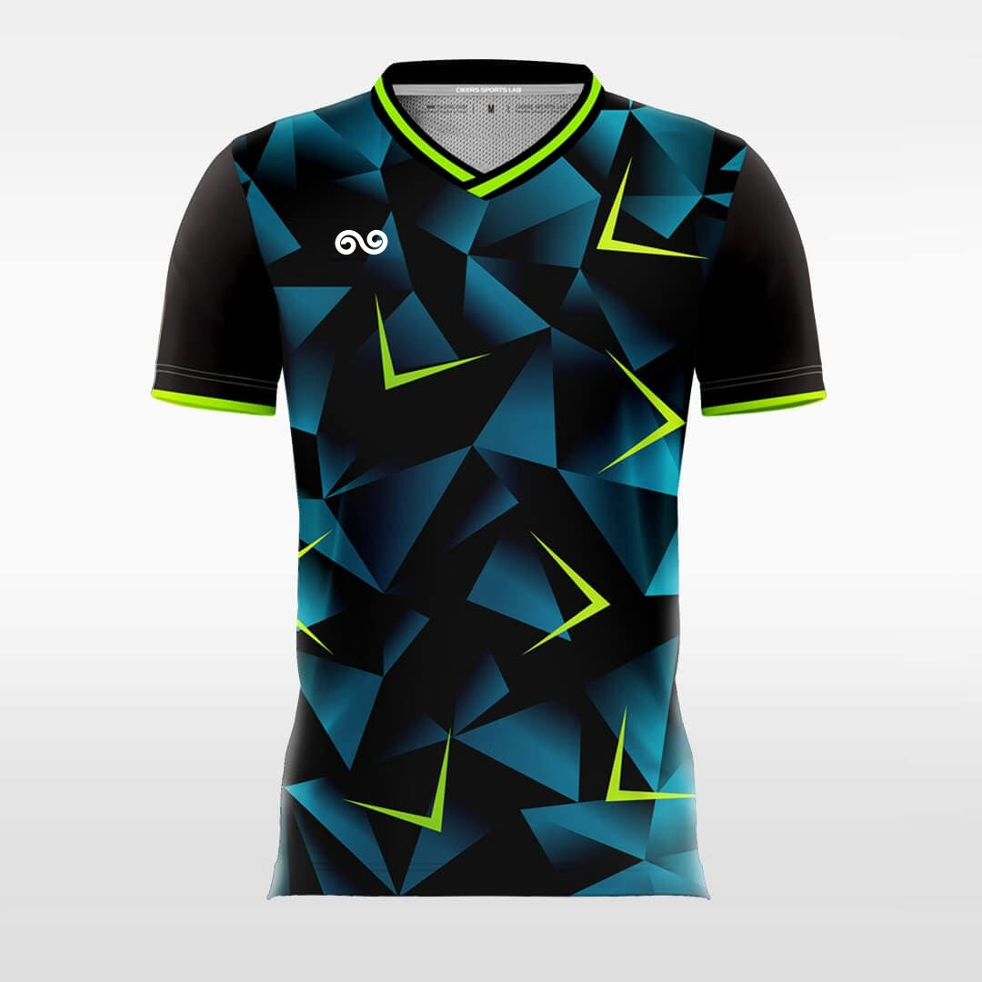 Kaleidoscope - Custom Soccer Jersey for Men Black Sublimated