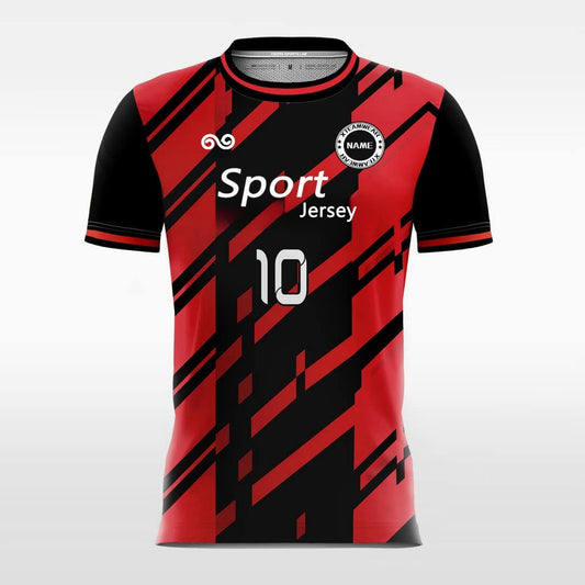 Twill - Custom Soccer Jersey for Men Red Sublimated
