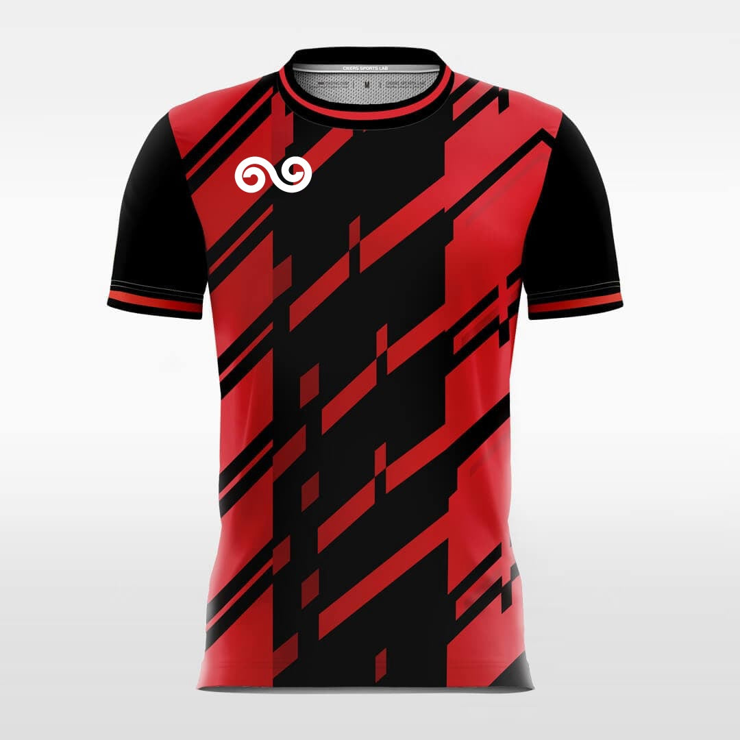 Twill - Custom Soccer Jersey for Men Red Sublimated