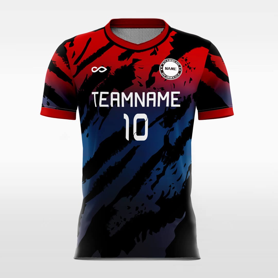 Zebra Striped Soccer Jersey
