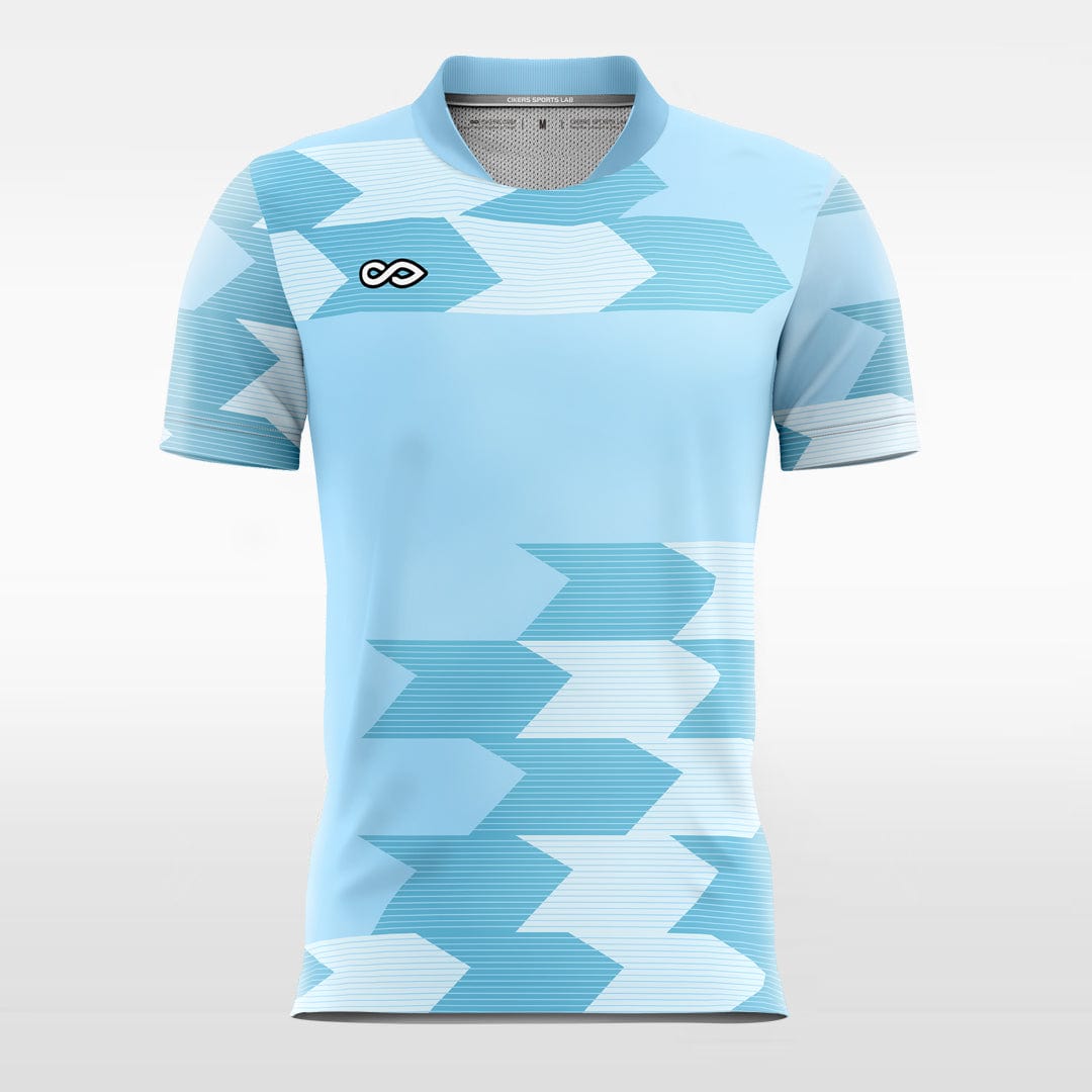 custom soccer jersey blue