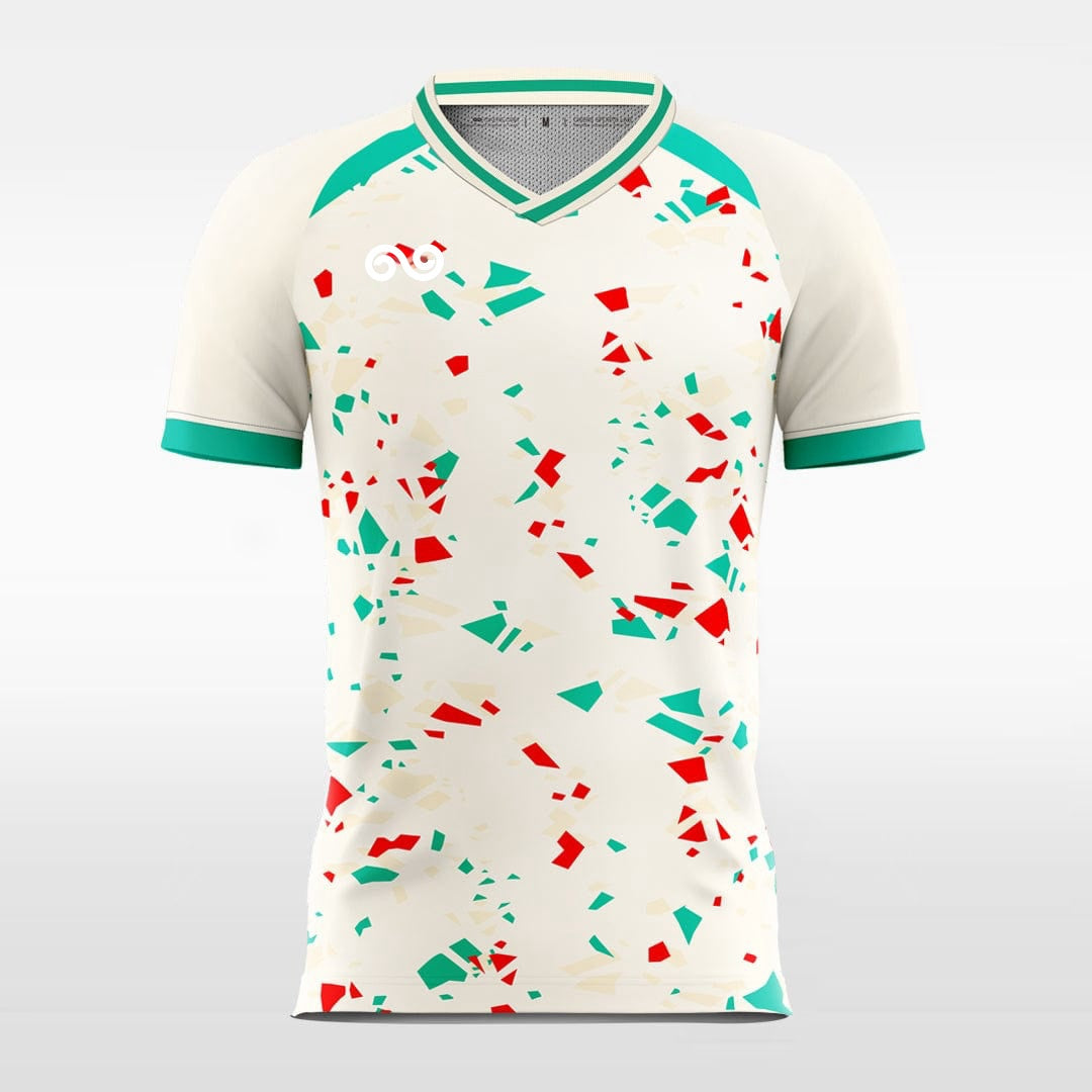 Celebration - Custom Soccer Jersey for Men Creamy White Sublimated