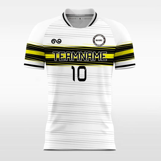 Falling Star - Custom Soccer Jersey for Men White Sublimated