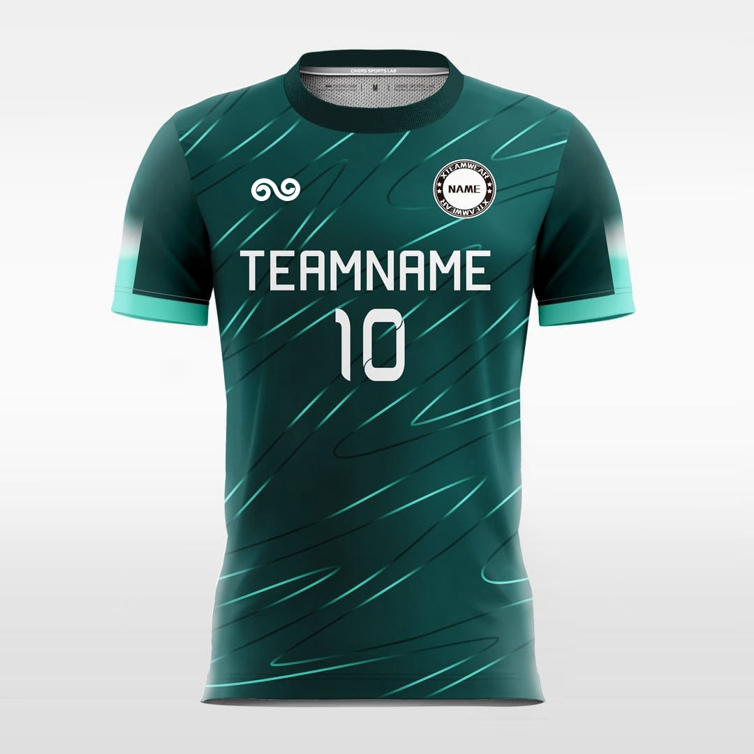 Green Light - Custom Soccer Jersey for Men Green Sublimated