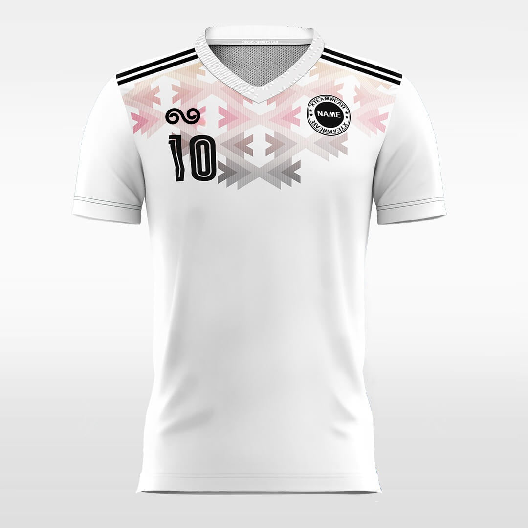 Book Title - Custom Soccer Jersey for Men White Sublimated
