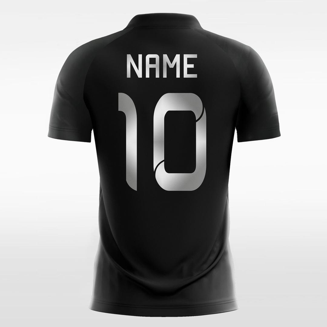 black jersey soccer