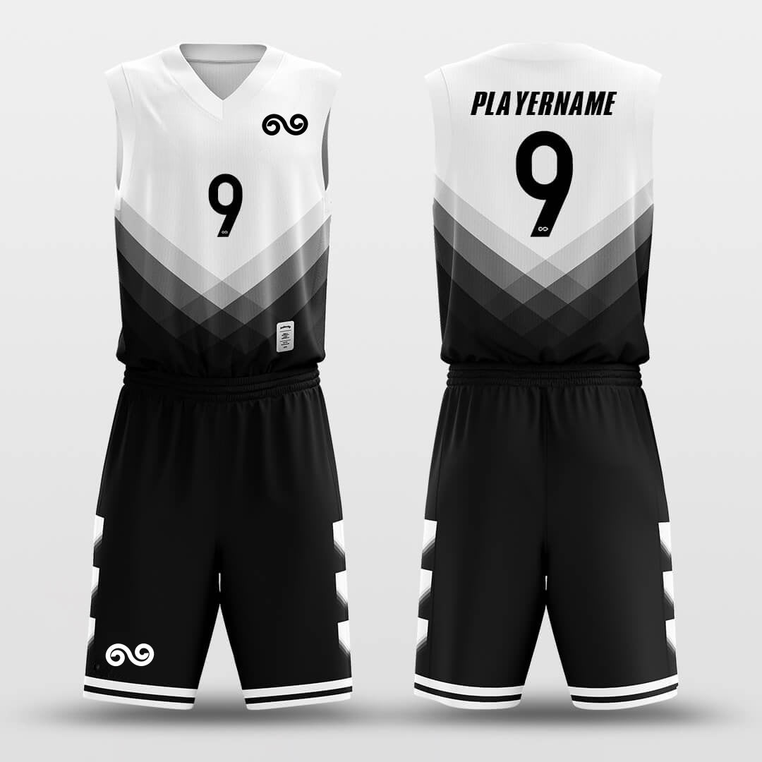 Blackball -Custom Basketball Jersey with Shorts Subliamted