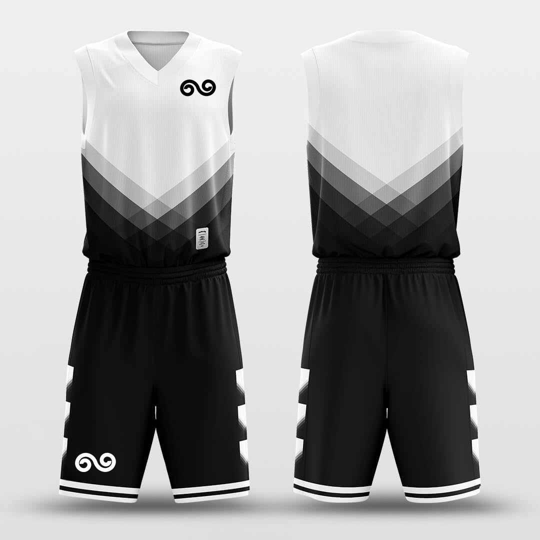 Blackball -Custom Basketball Jersey with Shorts Subliamted
