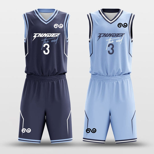 Annual Ring -Custom Reversible Basketball Jersey with Shorts Subliamted