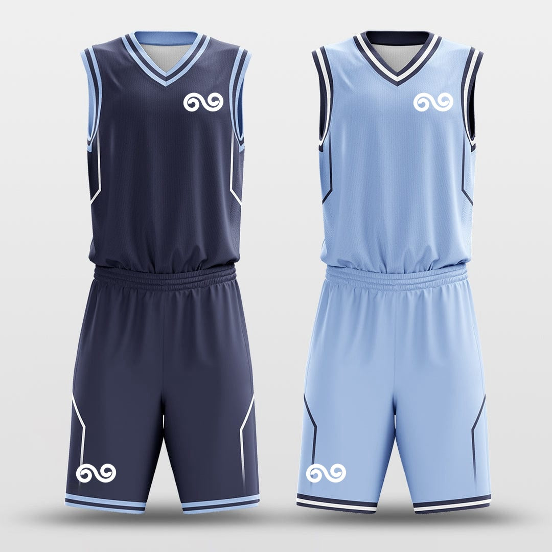 Annual Ring -Custom Reversible Basketball Jersey with Shorts Subliamted