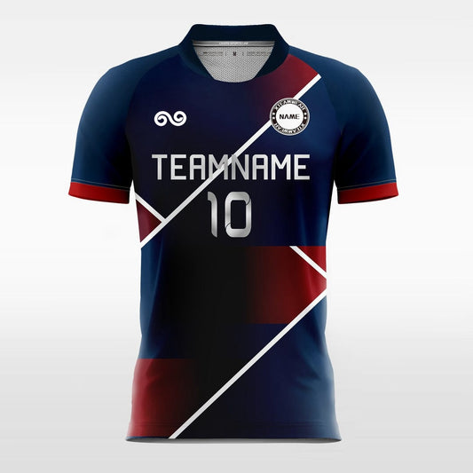 Arena - Custom Soccer Jersey for Men Navy Blue Sublimated