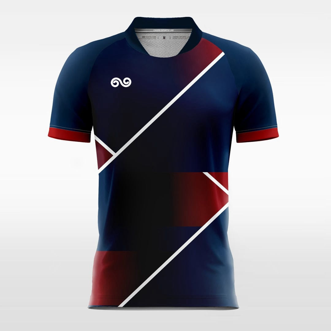 Arena - Custom Soccer Jersey for Men Navy Blue Sublimated