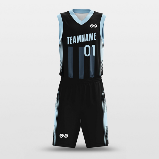 Blue Guard -Custom Basketball Jersey with Shorts Subliamted