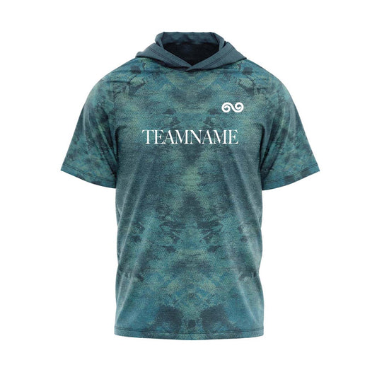 Green Camouflage hoodie for team