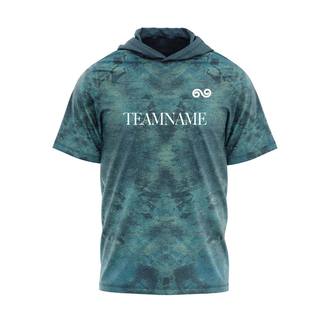 Green Camouflage hoodie for team