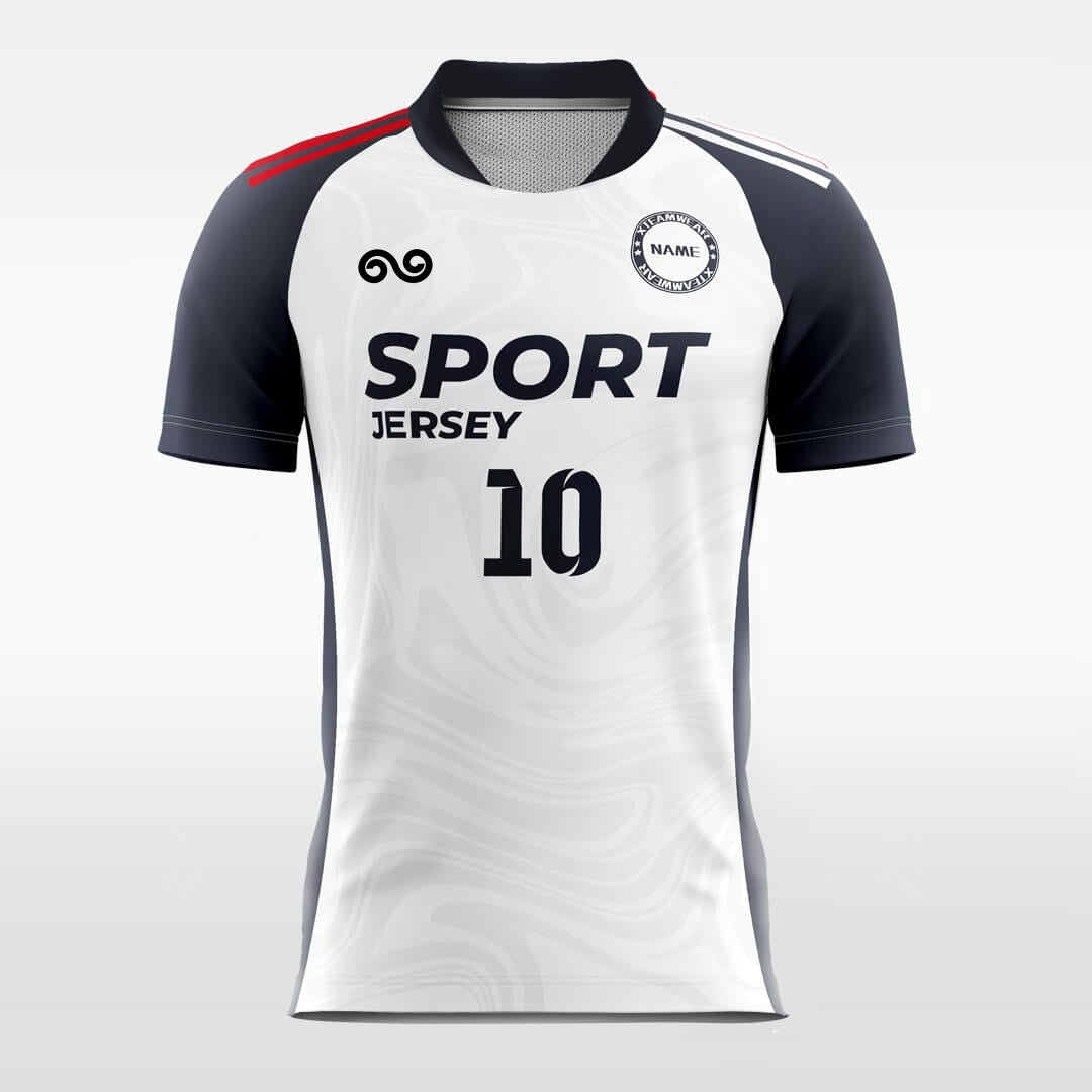 Breeze - Custom Soccer Jersey for Men White Sublimated