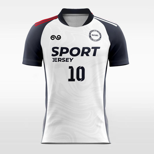 Breeze - Custom Soccer Jersey for Men White Sublimated