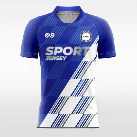 Buzz - Custom Soccer Jersey for Men Blue Sublimated
