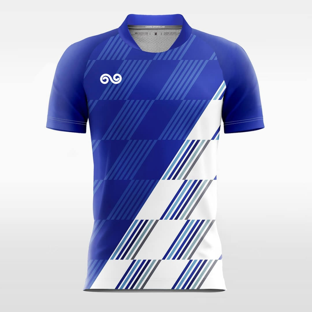 Buzz - Custom Soccer Jersey for Men Blue Sublimated