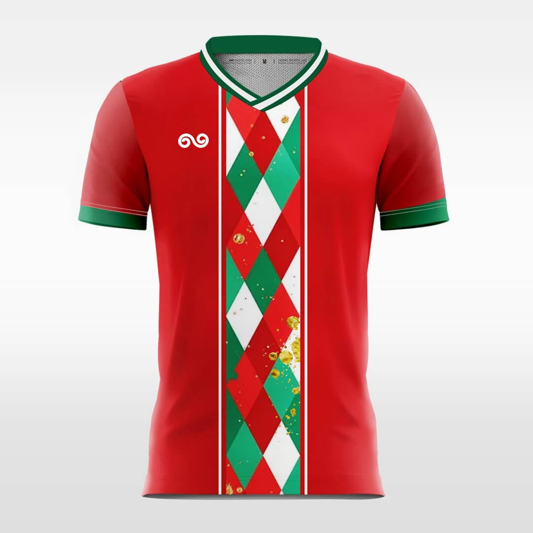 Christmas Classic - Custom Soccer Jersey for Men Red Sublimated