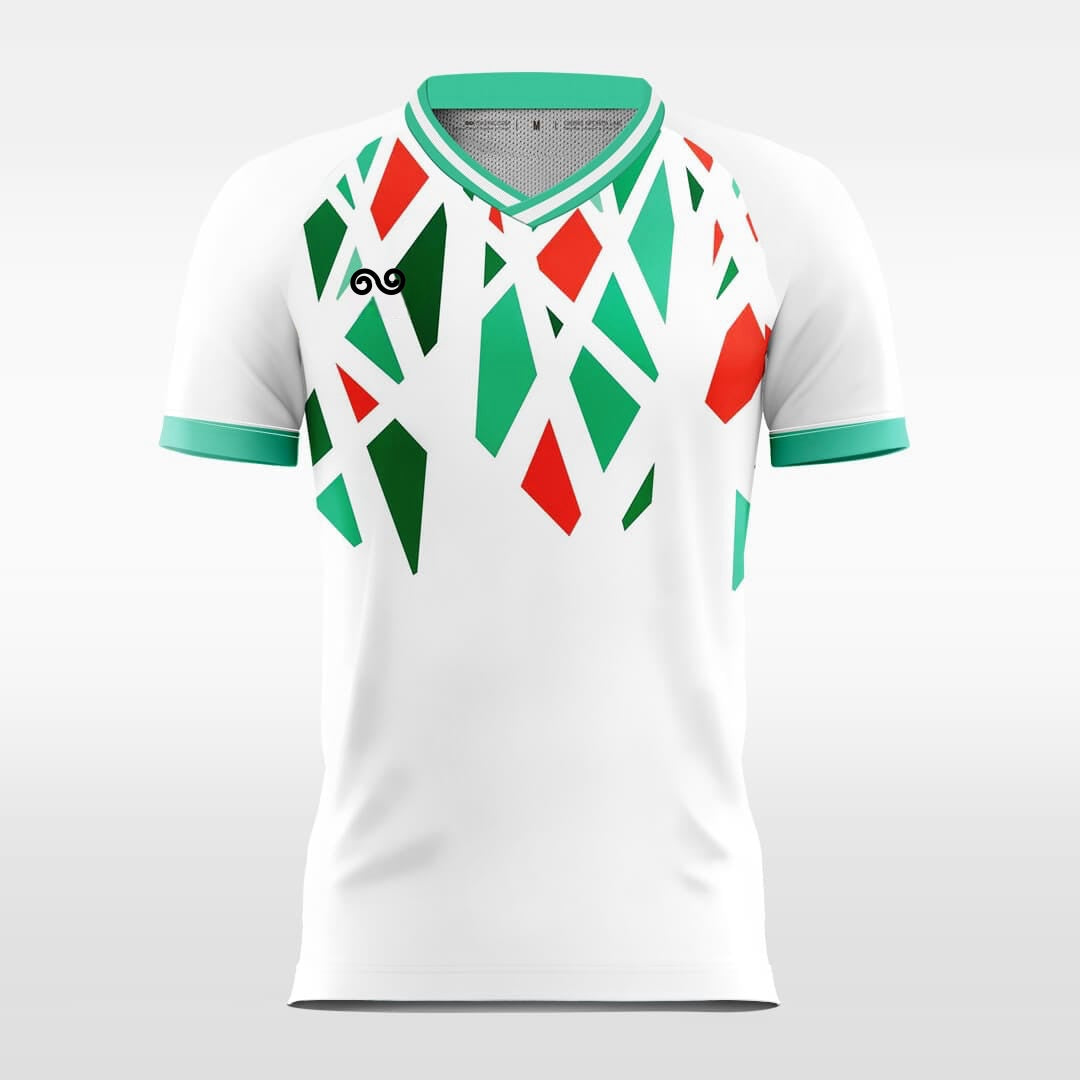 Christmas Shivering - Custom Soccer Jersey for Men White Sublimated