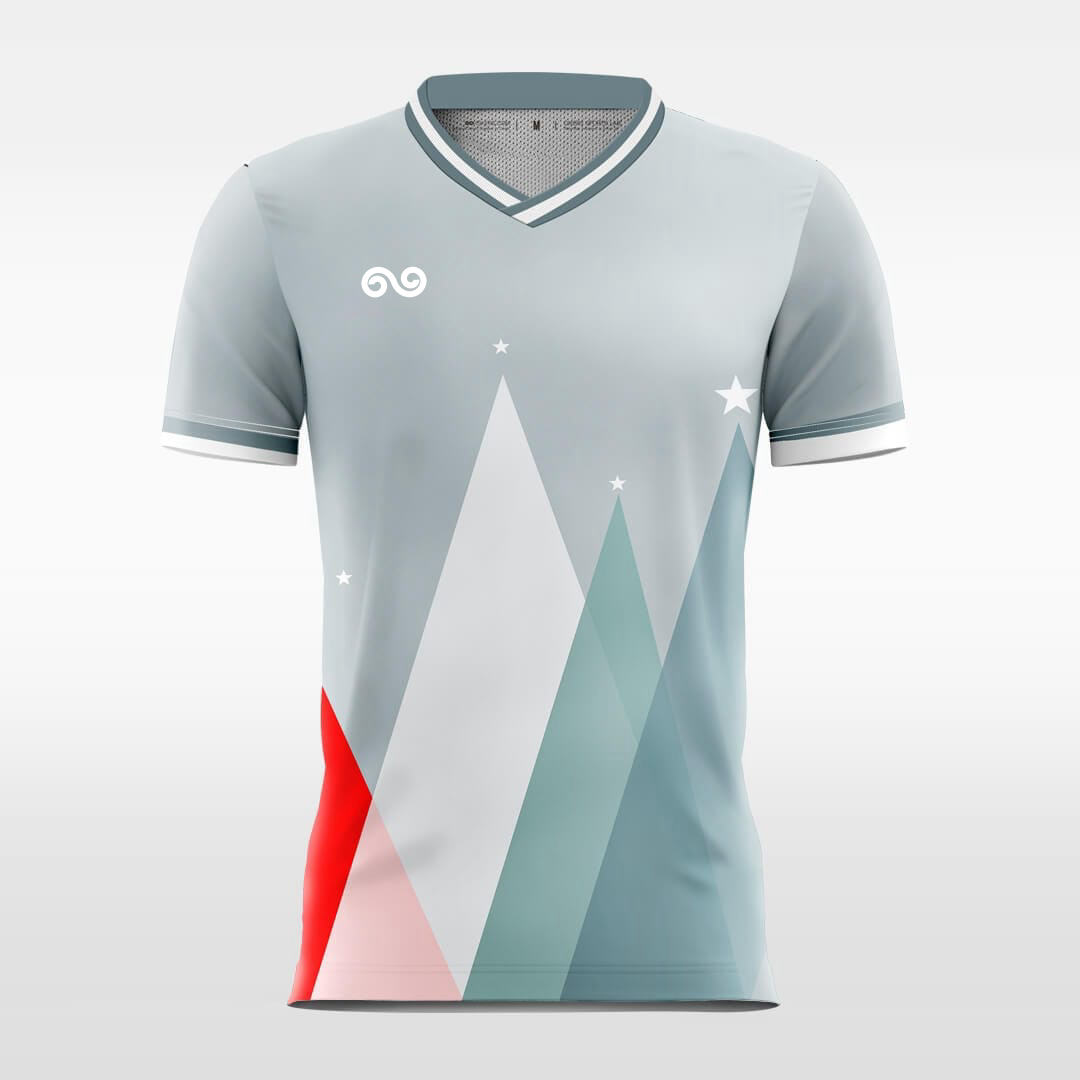Christmas Star - Custom Soccer Jersey for Men Blue Sublimated