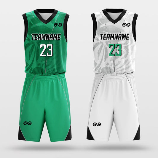 Coconut Grove -Custom Reversible Basketball Jersey with Shorts Subliamted