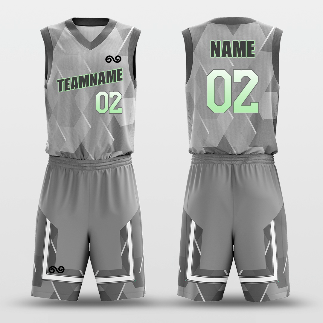 Crescent -Custom Basketball Jersey with Shorts Subliamted